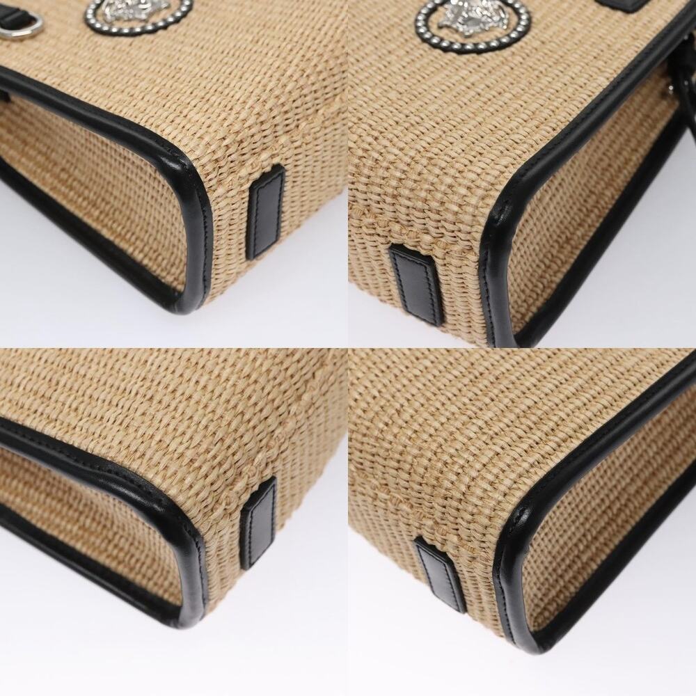 Versace Raffia Handbag Beige - Picture 6 of 15